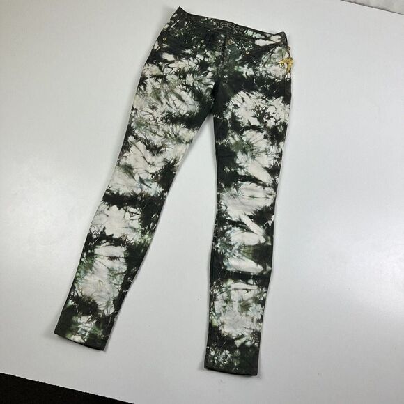 Women's ROBIN'S JEAN Skinny Floral Multicolor Jeans Style# SP8657PFD Size 25X29 - Picture 2 of 12